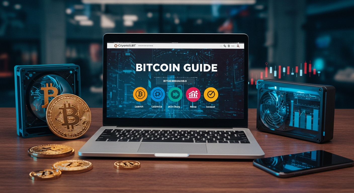 eCryptoBit.com Bitcoin Guide | Learn to Buy, Mine & Invest